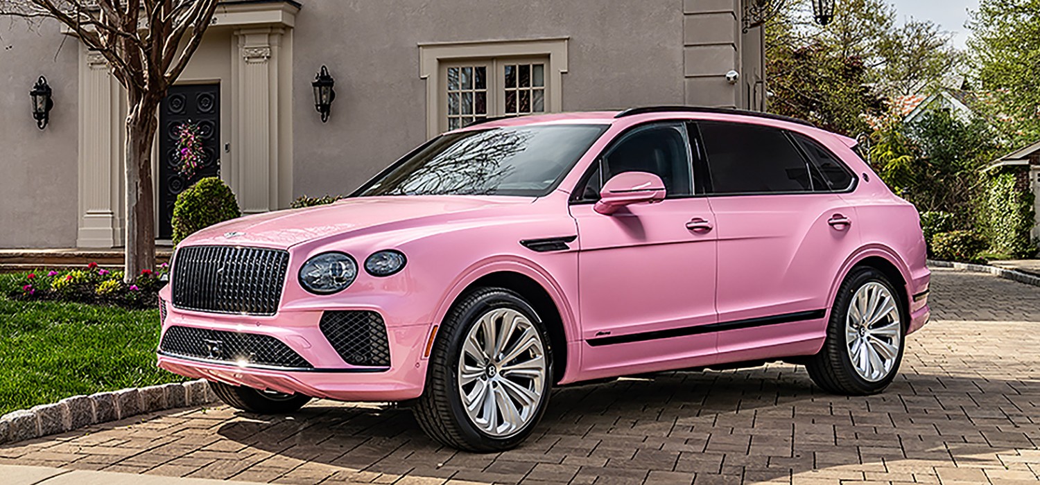 Bespoke Bentley pretty in pink